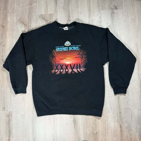 Fruit of the Loom Other - Mens Vintage 2003 NFL Super Bowl XXXVII San Diego Sweatshirt XL